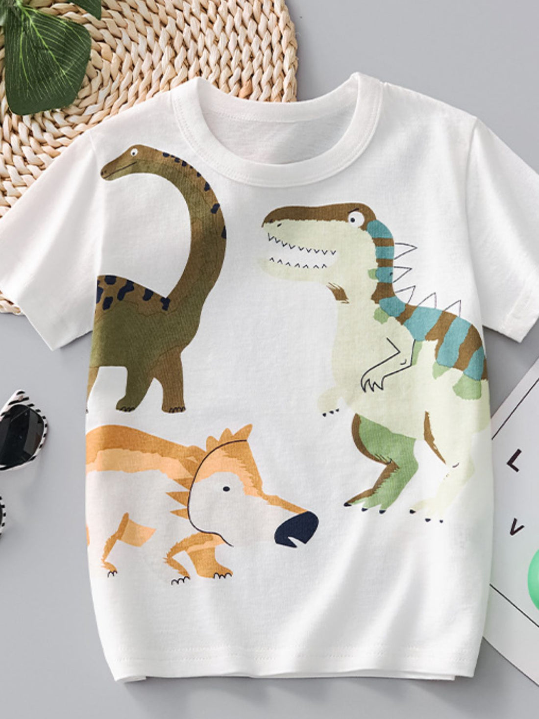 Dinosaur Print Tee — minimerri kids' top