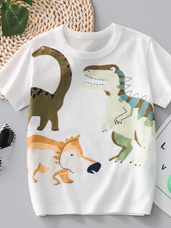 Dinosaur Print Tee — minimerri kids' top