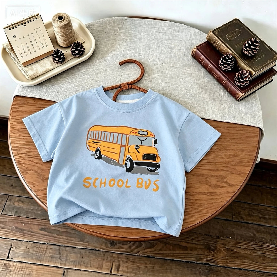 Little Motors Boxy Tee — minimerri kids' top