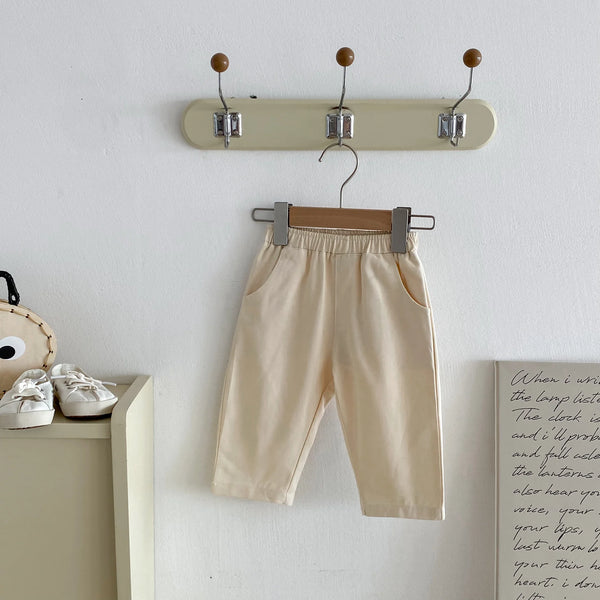 Solid Casual Long Pants — minimerri kids' bottoms