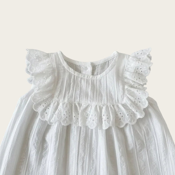Lace Doll-Collar Blouse back view