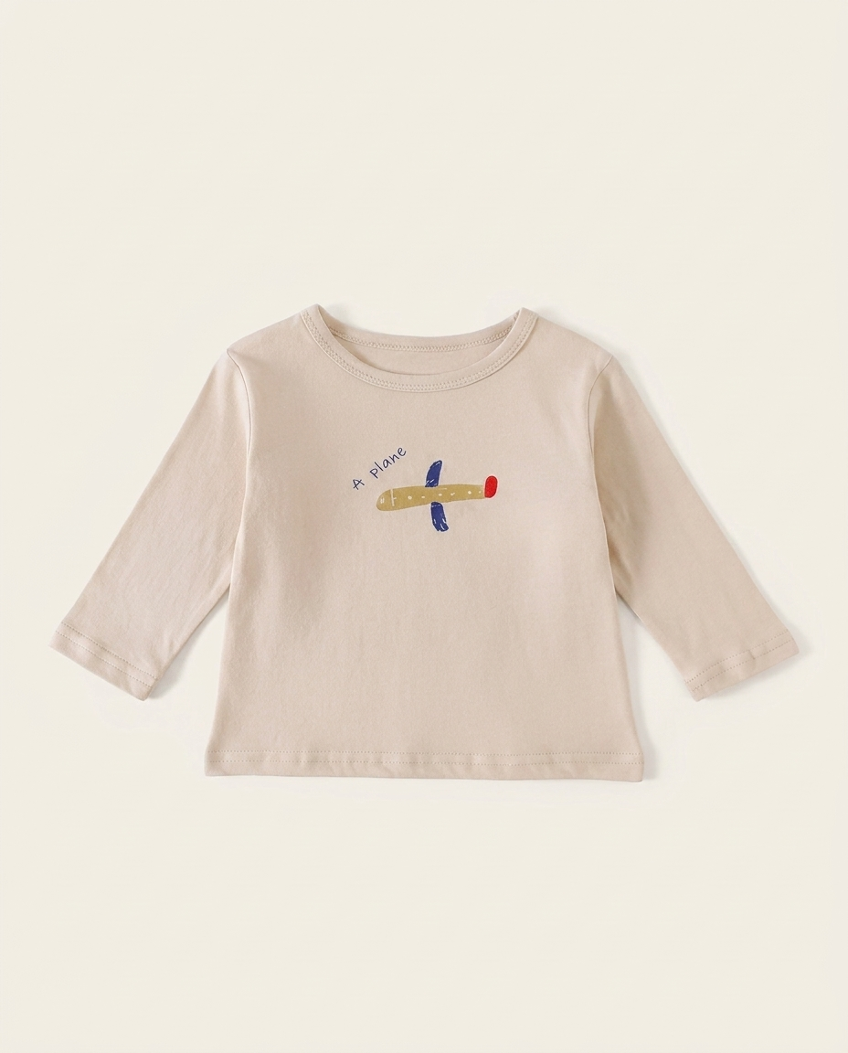 Saturday Cartoons Tee cream airplane — minimerri
