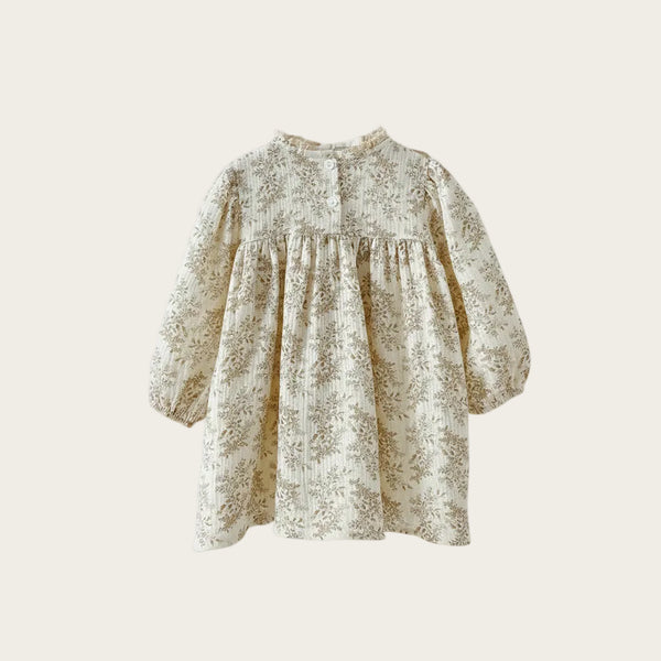 Lace Petal Dress back