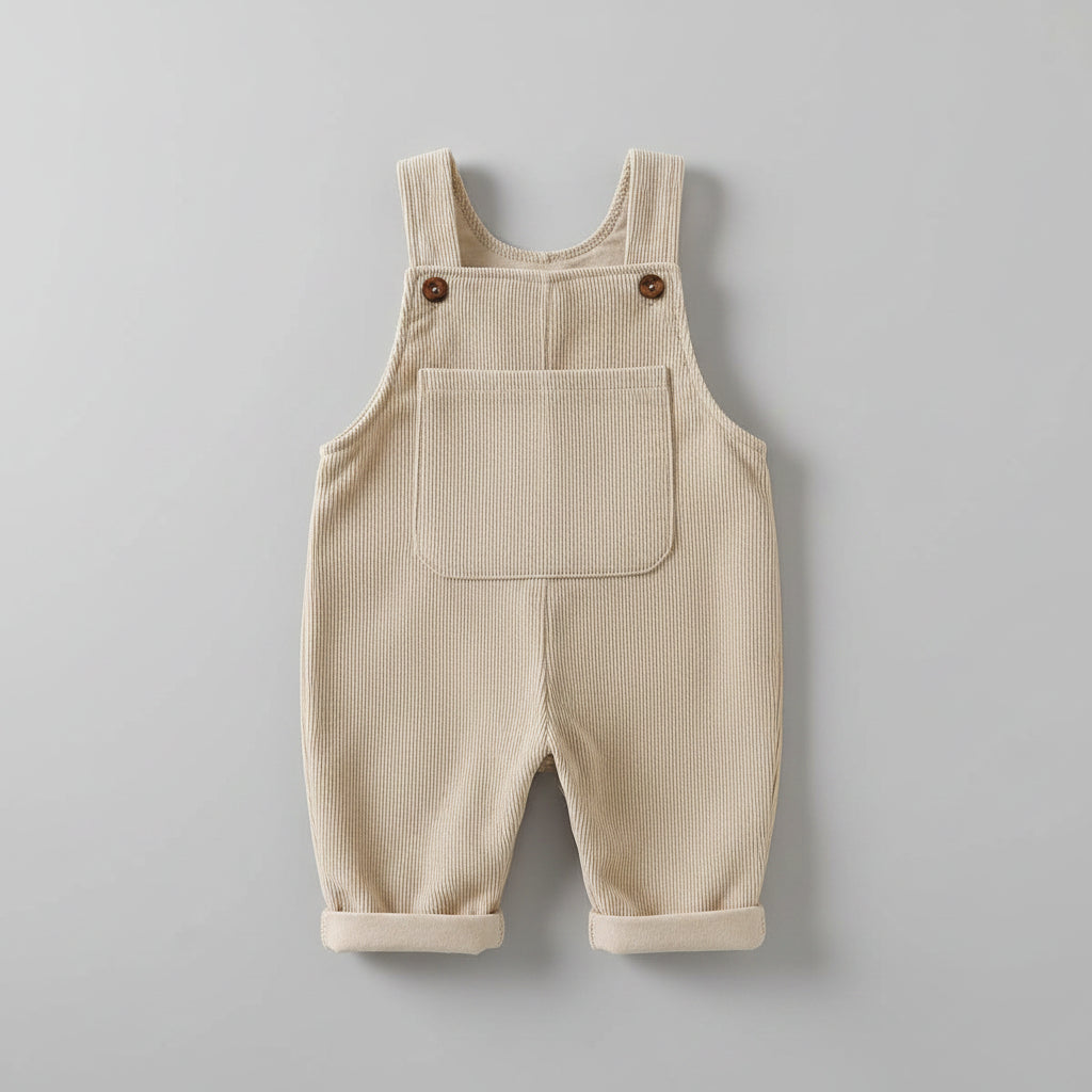 Shoulder Button Casual Overalls — minimerri kids' overalls