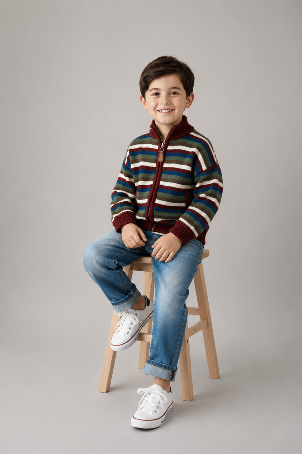 Clubhouse Zip Cardigan