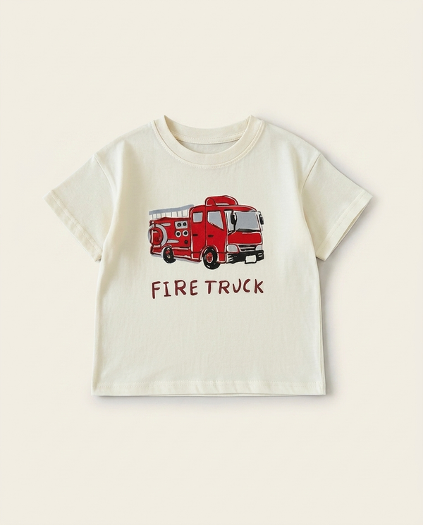 Little Motors Boxy Tee — minimerri kids' top