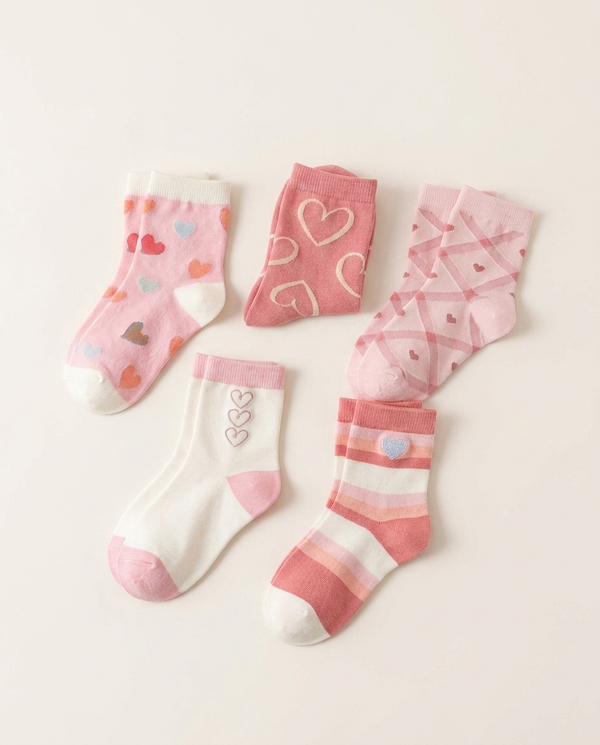 Love Heart Socks 5-Pack — minimerri