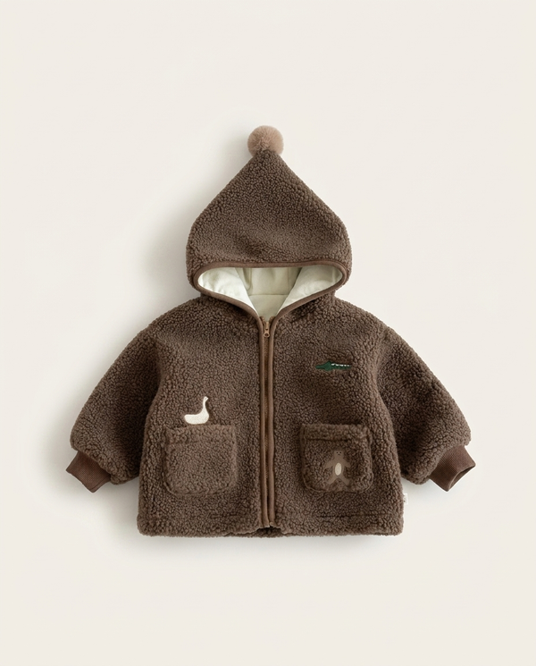 Forest Friends Sherpa Fleece Jacket — minimerri